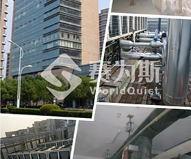杭州市逸天广场空调主机及水泵机房降噪